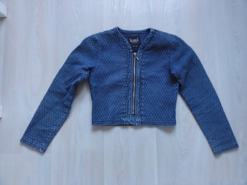 Name it limited jeans blauw jasje /vestje maat 10= 140