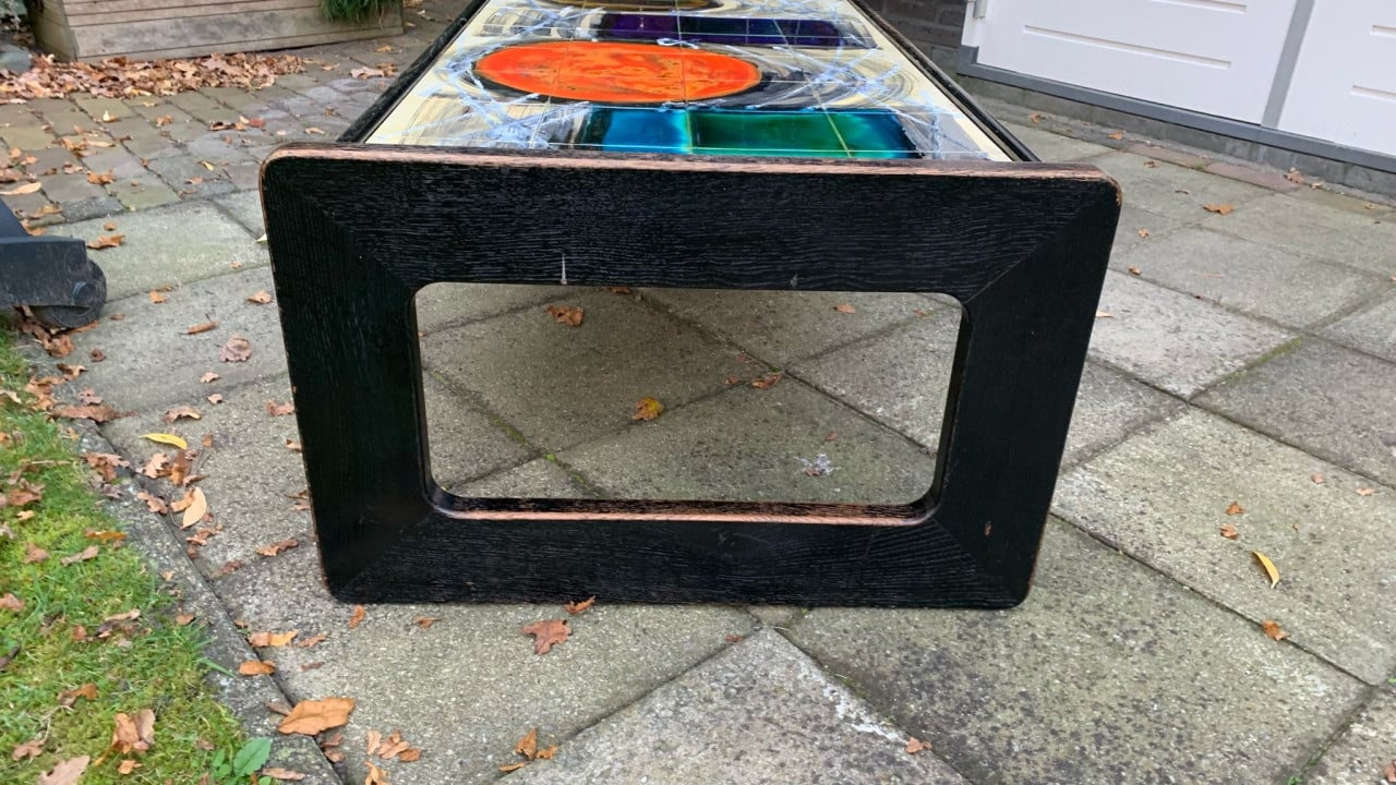 Vitage jaren 70 Belarti salontafel