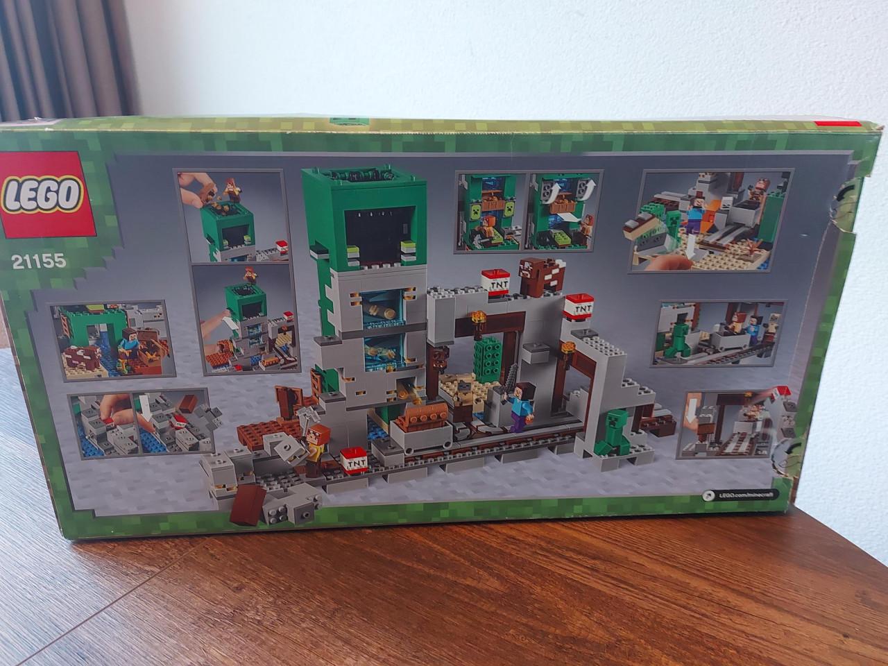 Lego 21155 The Creeper Mine compleet (gecheckt) in doos met boekje