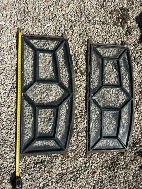 2 antieke Stalraampjes