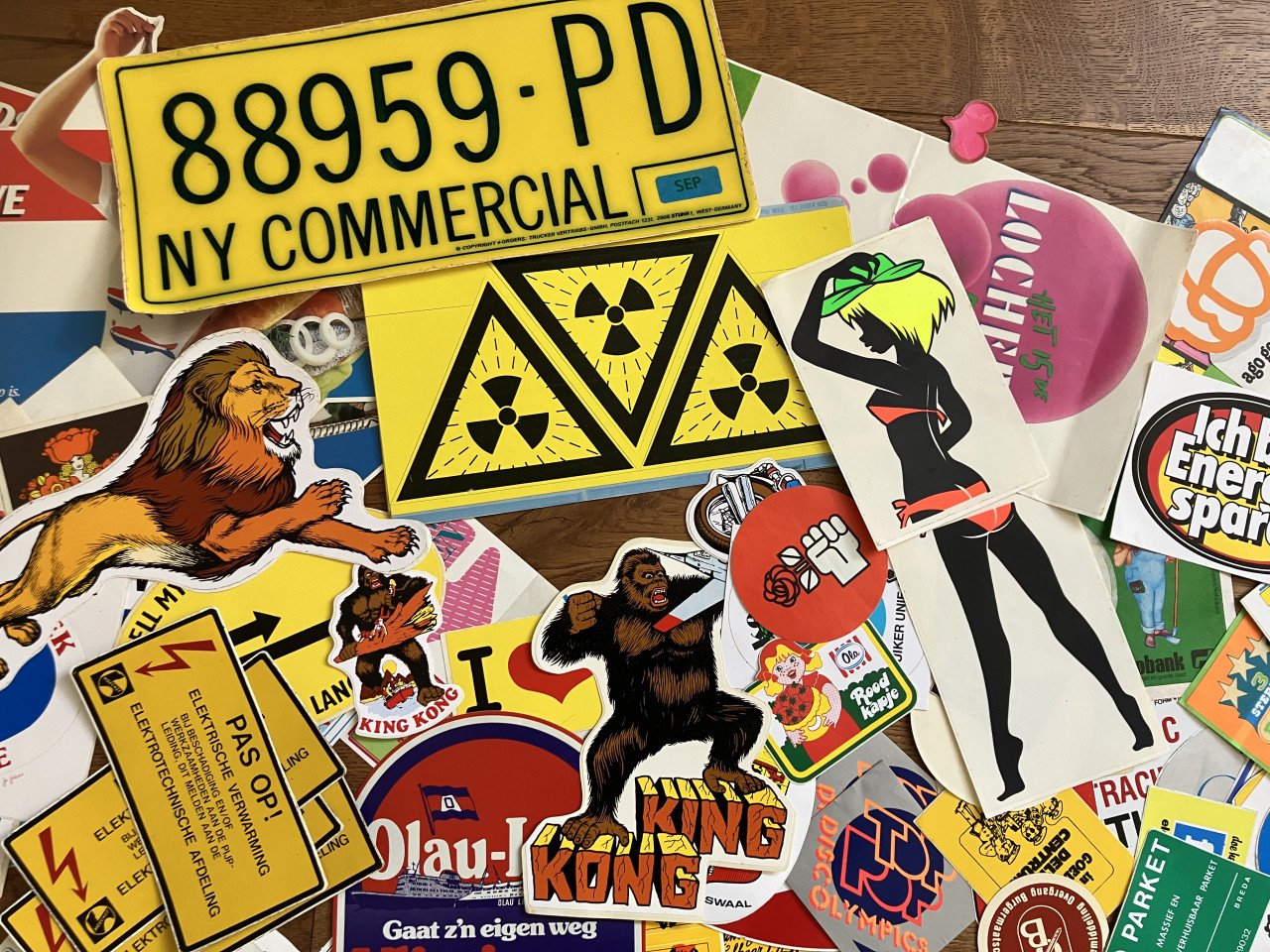 Stickers jaren ’70 en ‘80