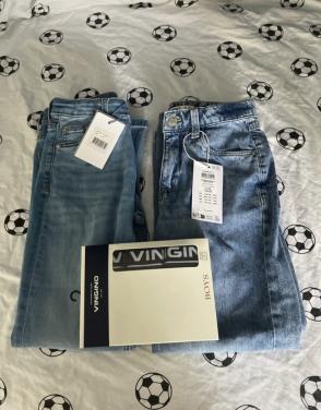 Pakket jeans en boxers nieuw maat 140