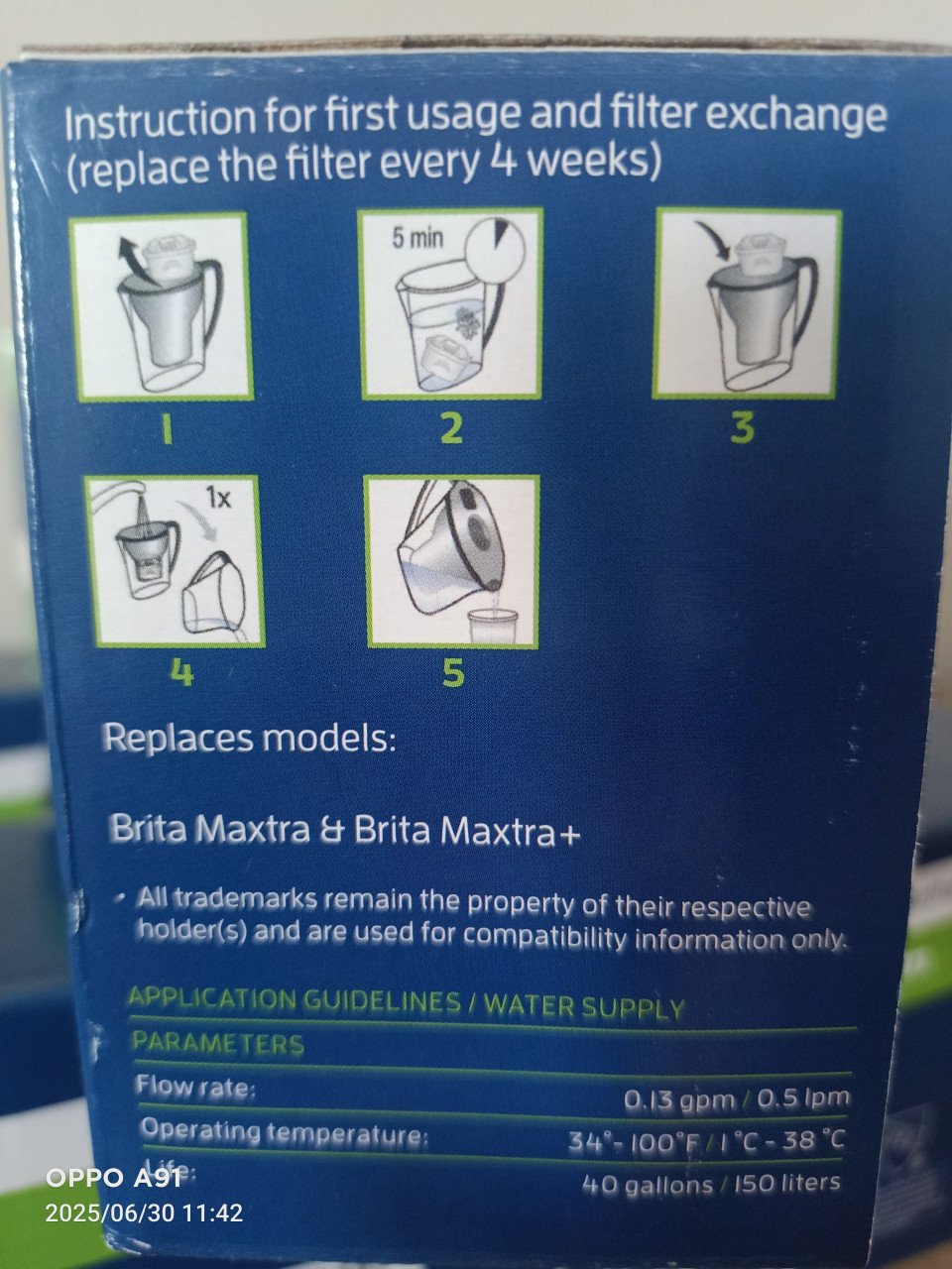 Waterfilter ala pure
