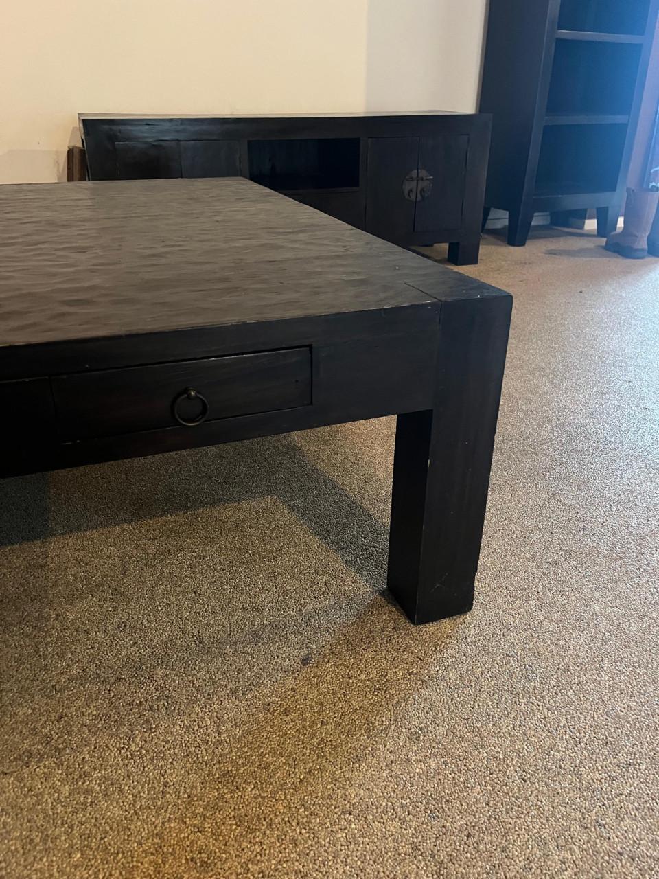 Salontafel, donkerhout