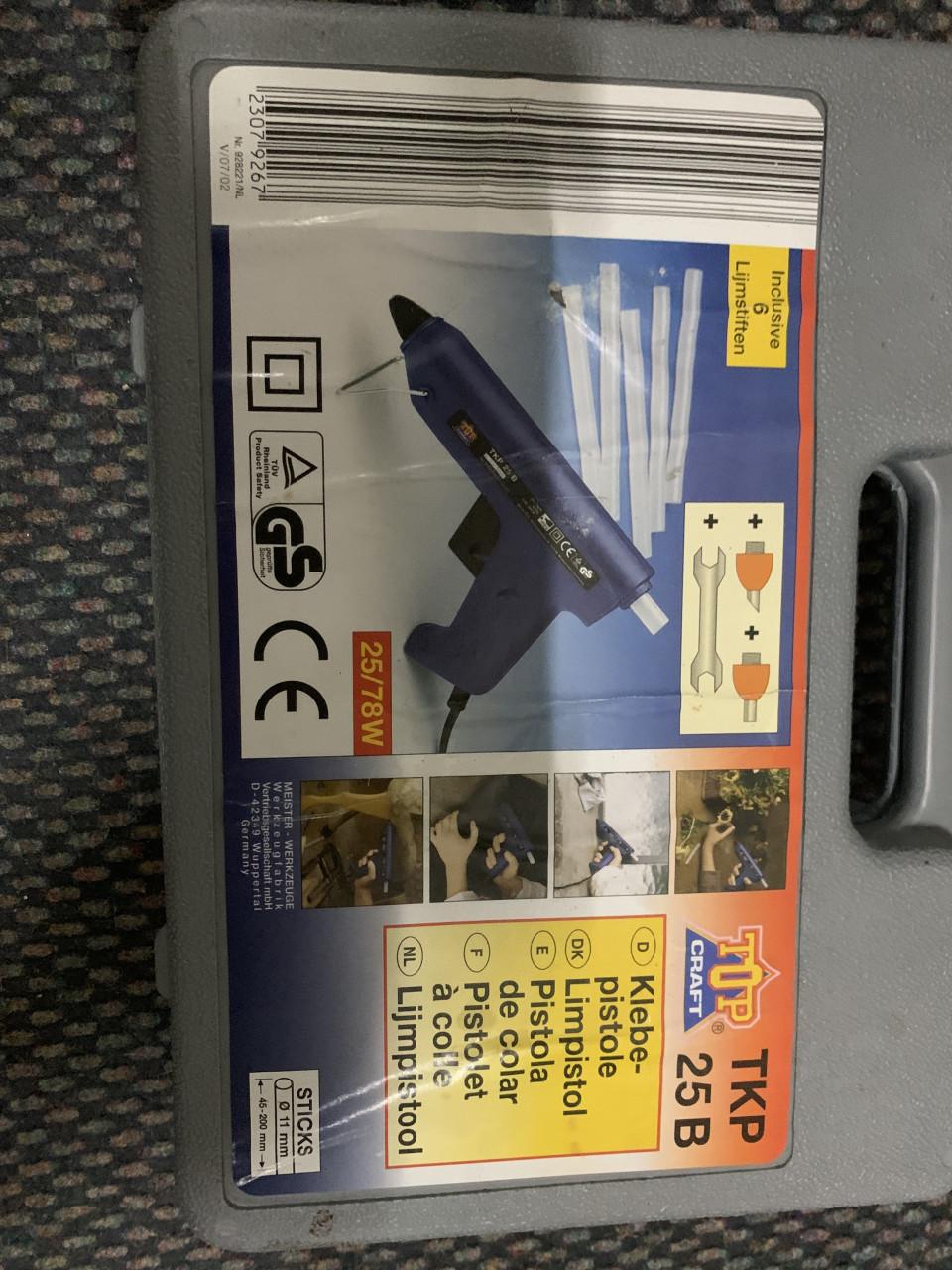 Top Craft lijmpistool TKP 25 B