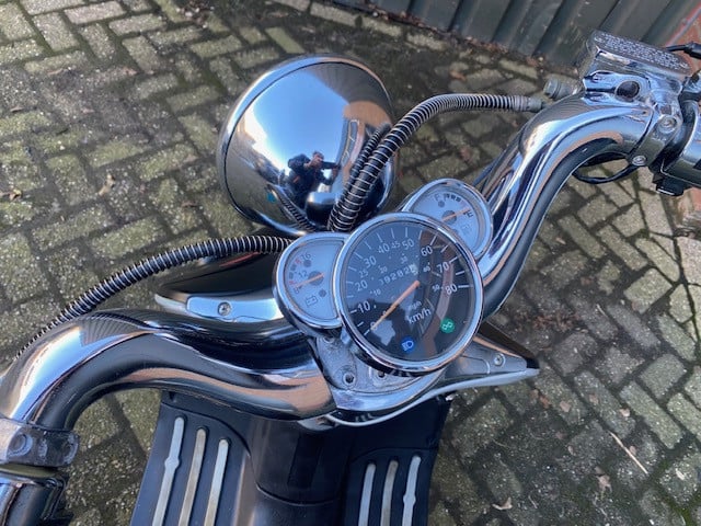 Btc legend luxe retro scooter alles werkt mat zwart nu 499 euro