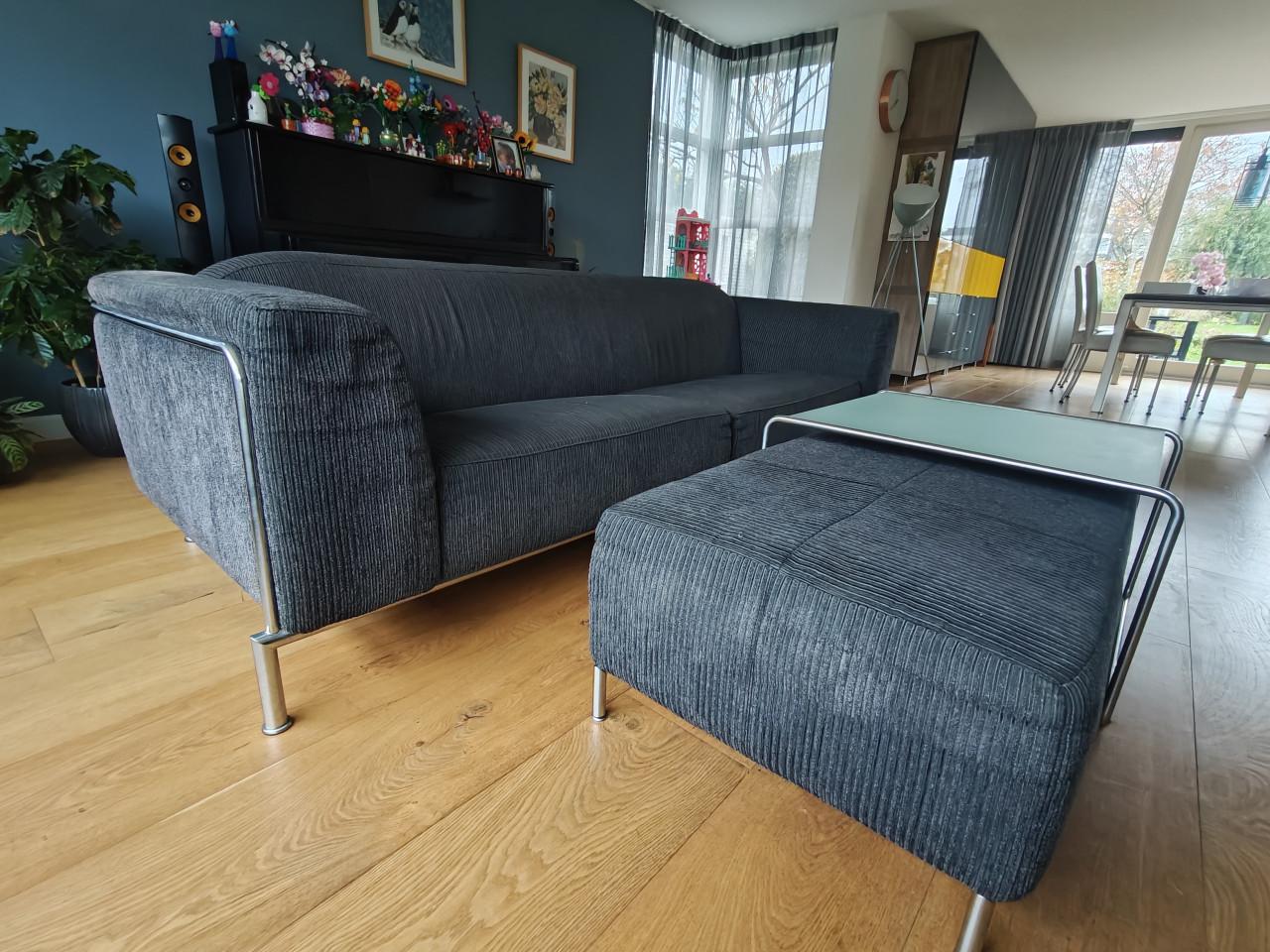 3 zits bankstel Harvink model Madam B, incl hocker en salontafel