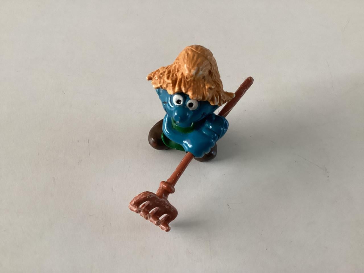 Verschillende Smurfen.    Schleich/Peyo.   Materiaal: rubber. Hoogte: 5 cm.