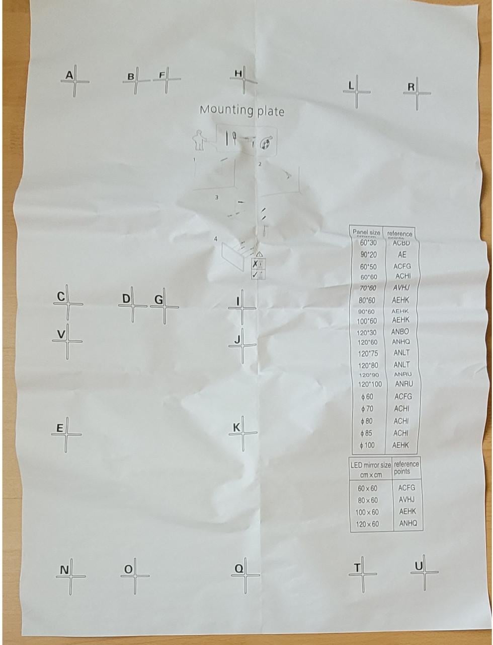 Badkamerspiegel Smart Mirror 100 x 60 met verwarming en verlichting €45