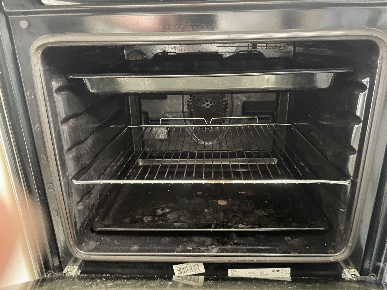 Gasfornuis/oven combi, 4pits