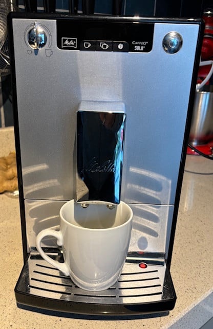 Melitta bonen koffiezetapparaat.