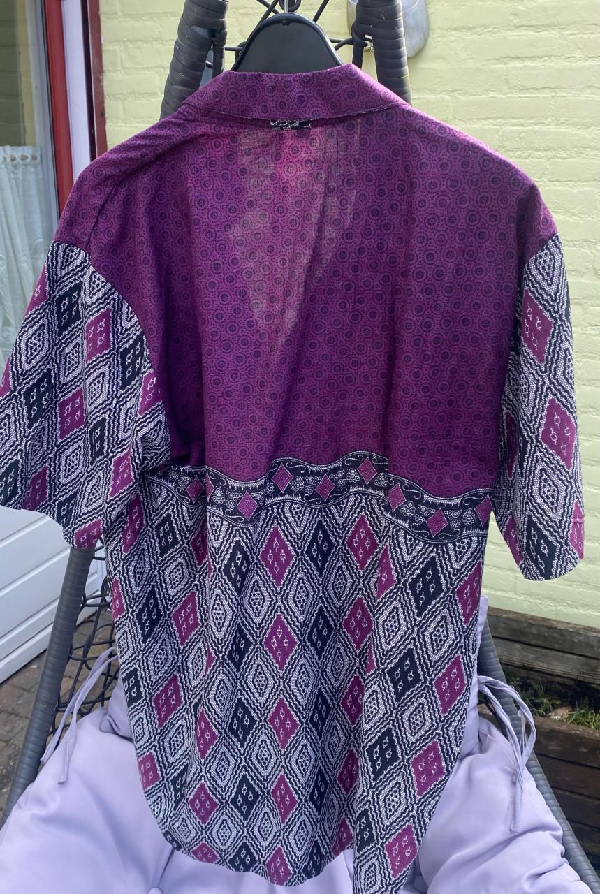 Heren blouse 💜🩶🖤