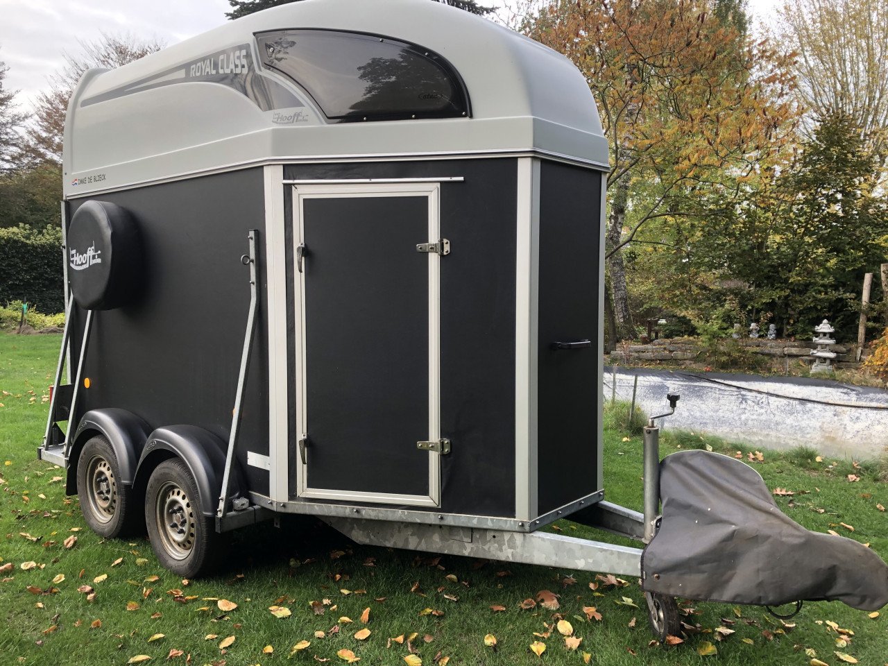 2 paards trailer Atec C2 met zadelkamer