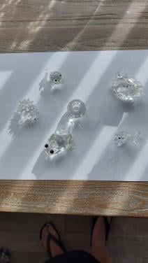 6 Swarovski beeldjes