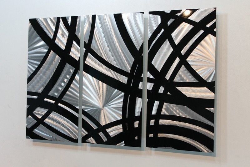 " Metal High Point " prachtig 3 luik Metal Art, Nu met 30 % korting!!