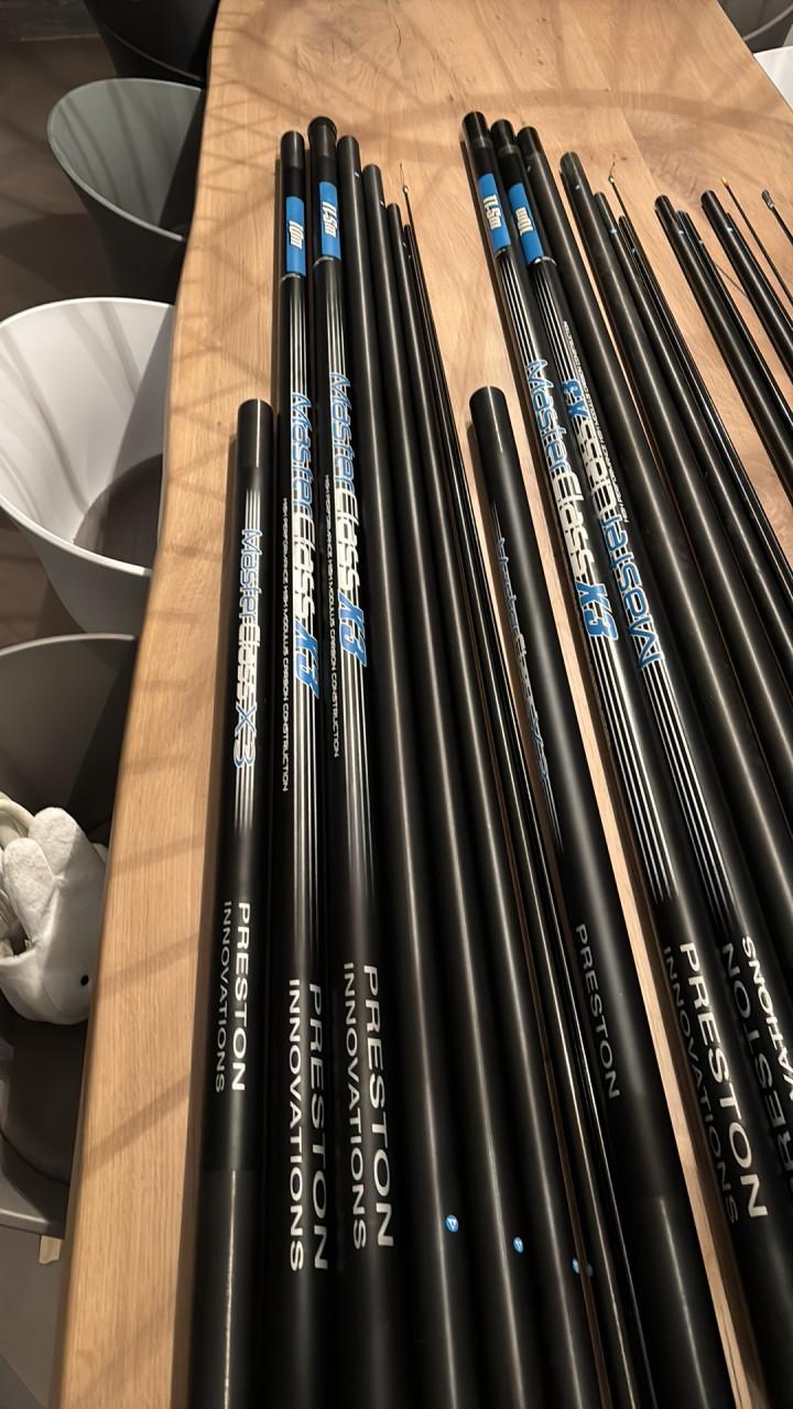 2 x preston masterclass X3 11,5 meter