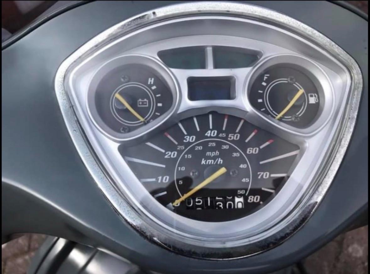 Btc scooter blauw kenteken