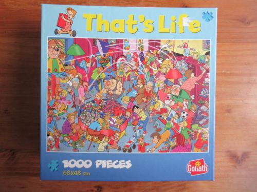 Leuke volledige That's Life van 1000 stukjes, de speelgoedwinkel, zgan