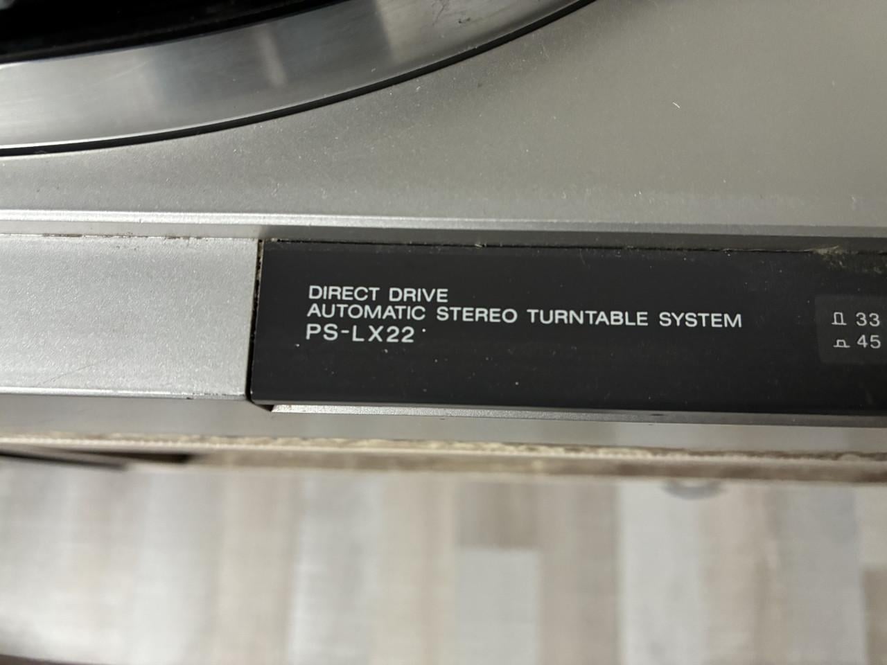 Sony PS LX22 platenspeler + Sony boxen