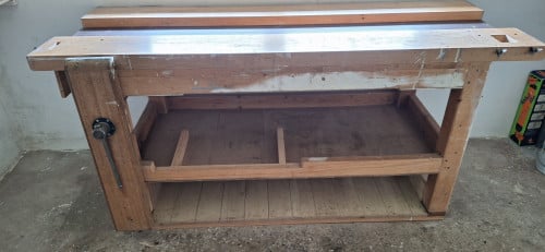 Houten werkbank