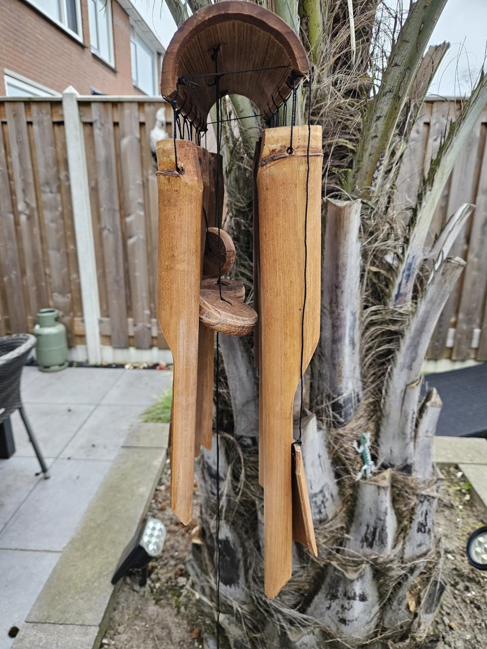 Grote nieuwe Bamboe windgong - Rustgevend geluid voor buiten