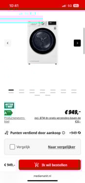 Wasmachine en droger