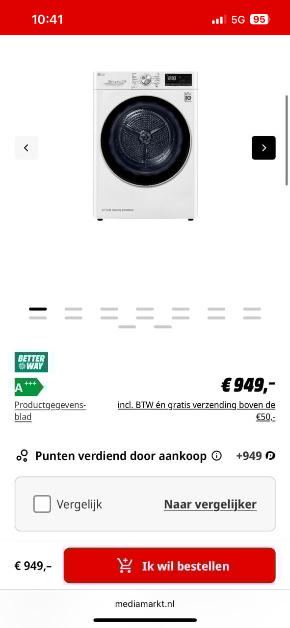 Wasmachine en droger