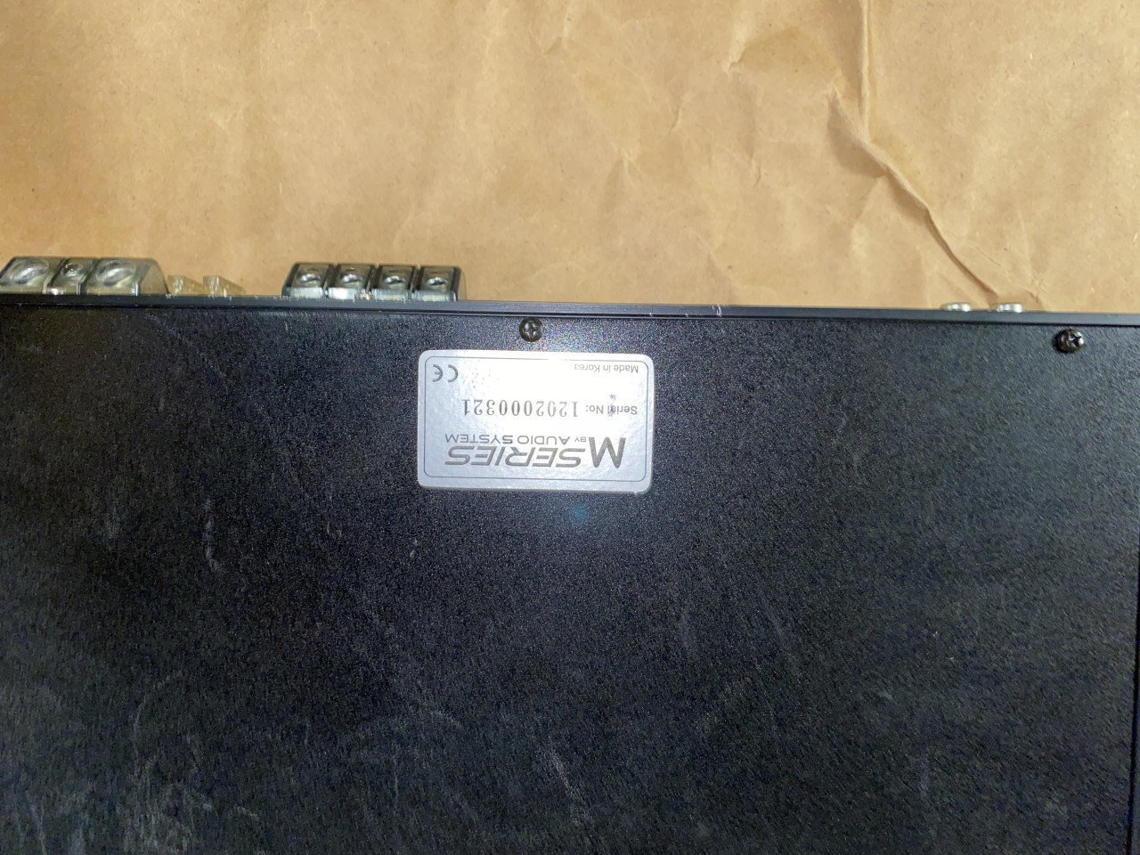 Auto audio systeem (versterker) M Series MX 120.2