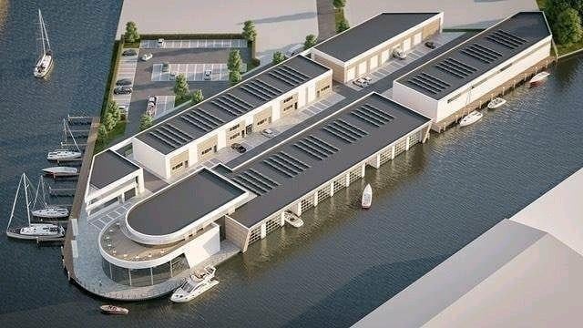 Schitterde bedrijfsruimte 210m2 te huur  "Boatshed" Goes