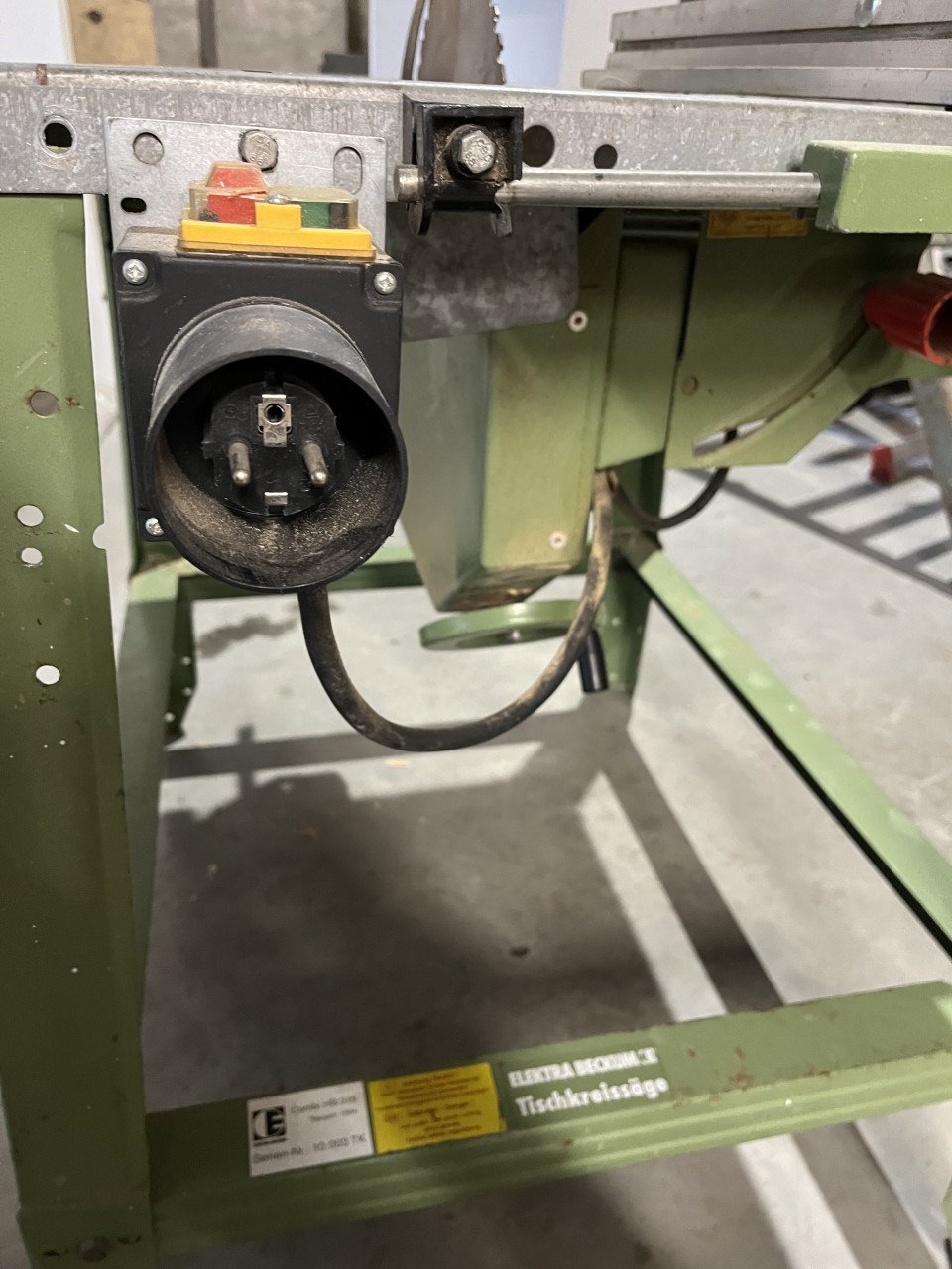 Zaagtafel Beckum 230V