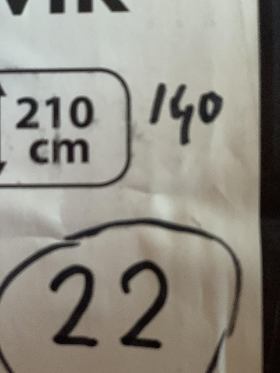 Kerstboom 2.10 natuurgetrouw