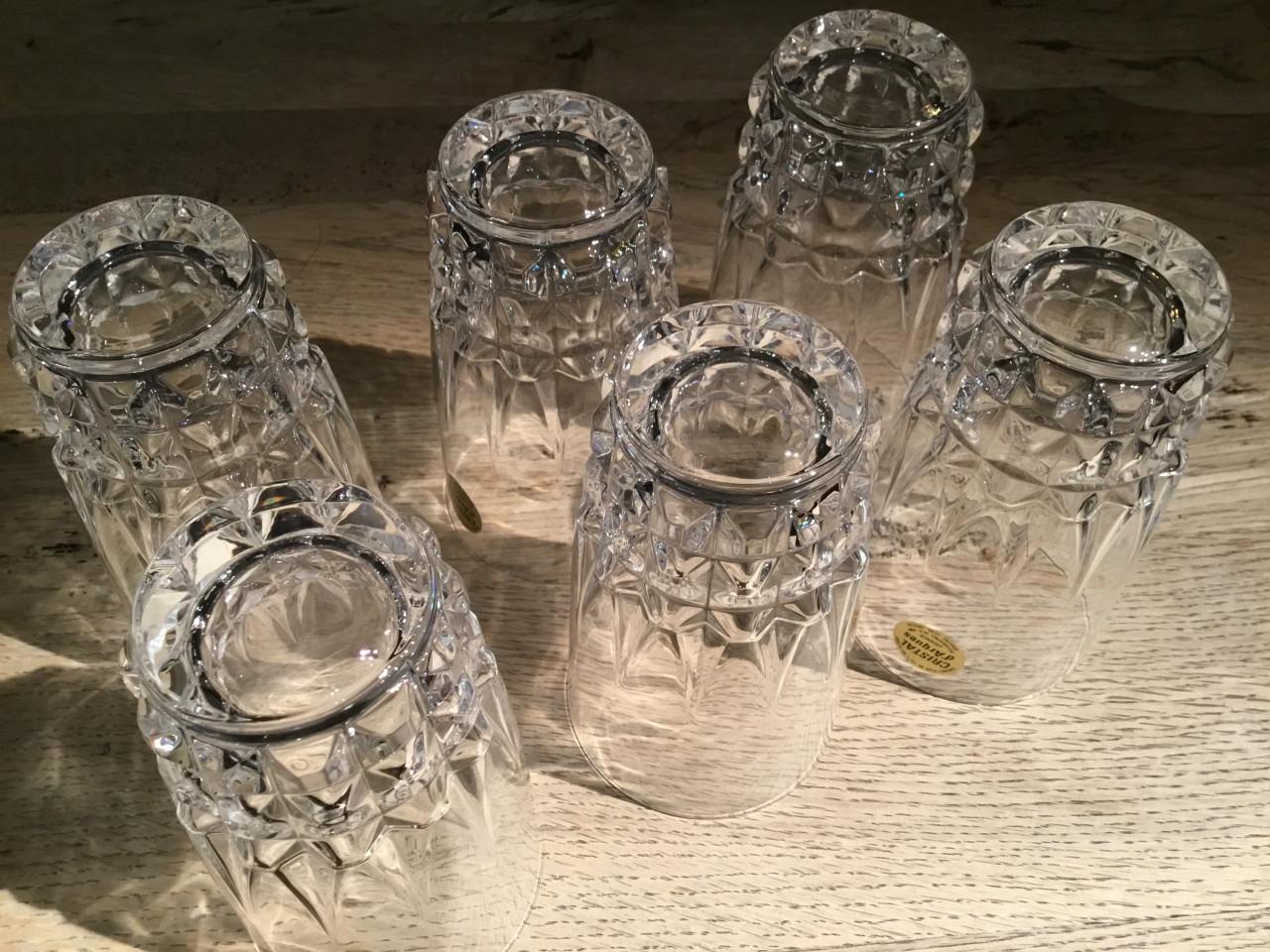 6 Kristallen Glazen Cristal D,Arques