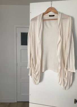 Creme kieurig vestje maat Xl