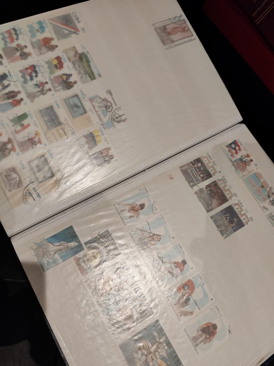 Verzameling Cuba in dik album