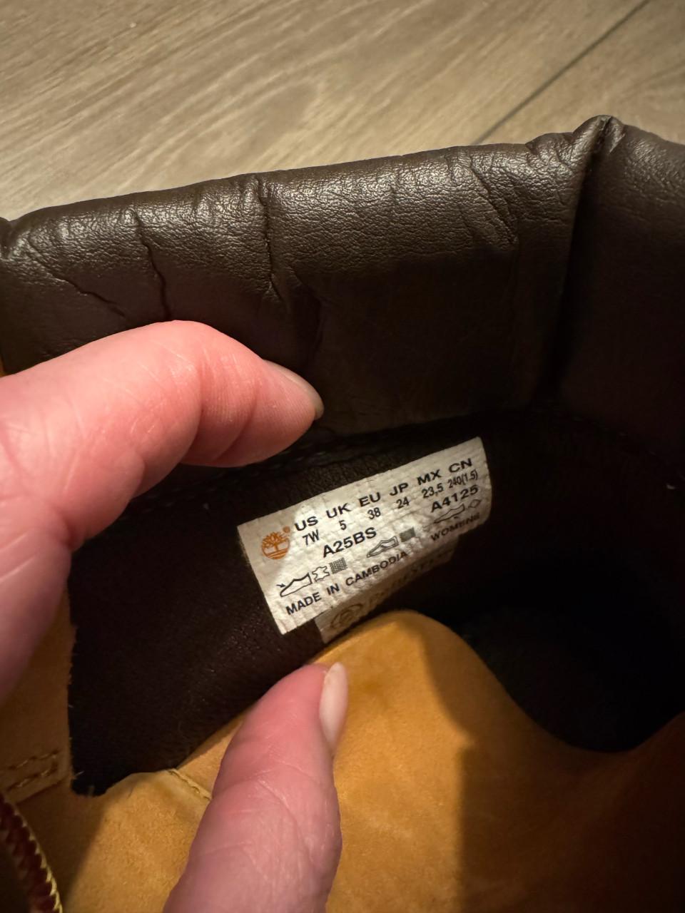 Timberland maat 38
