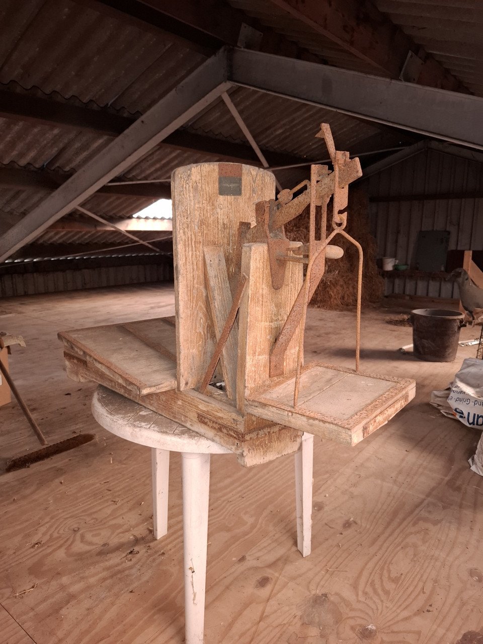 Ladder en schapengaas