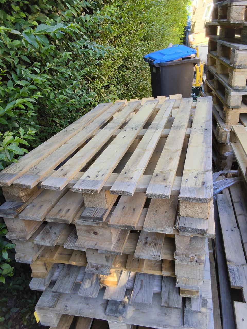 Pallets blokpallets, Gratis levering