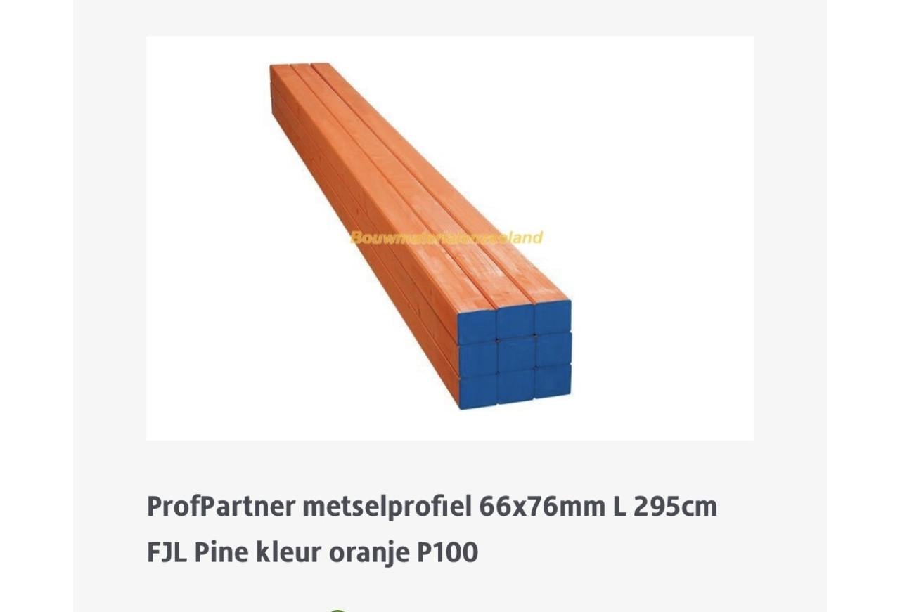 Metselprofielen