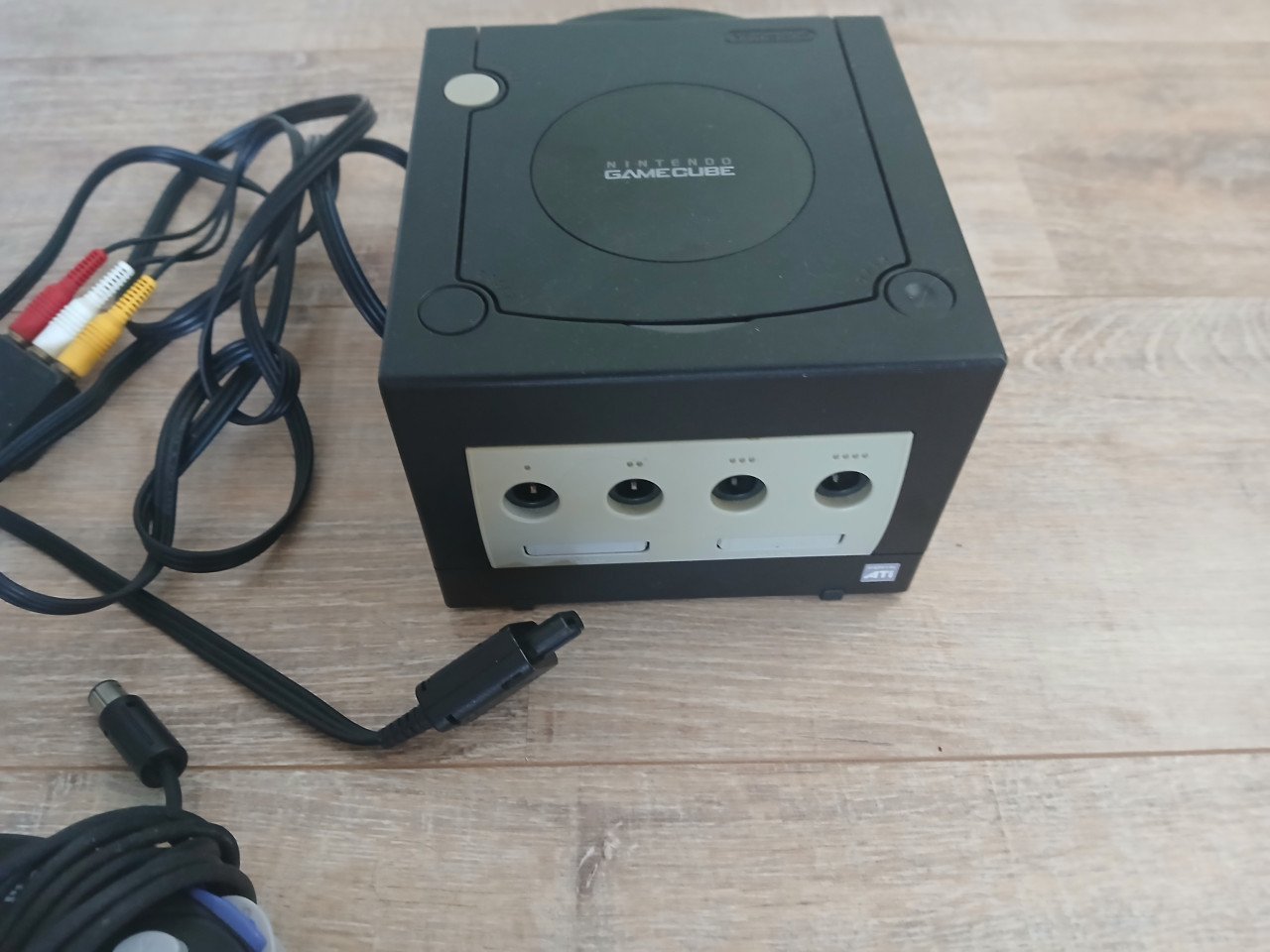 Nintendo gamecube met controller en kabels