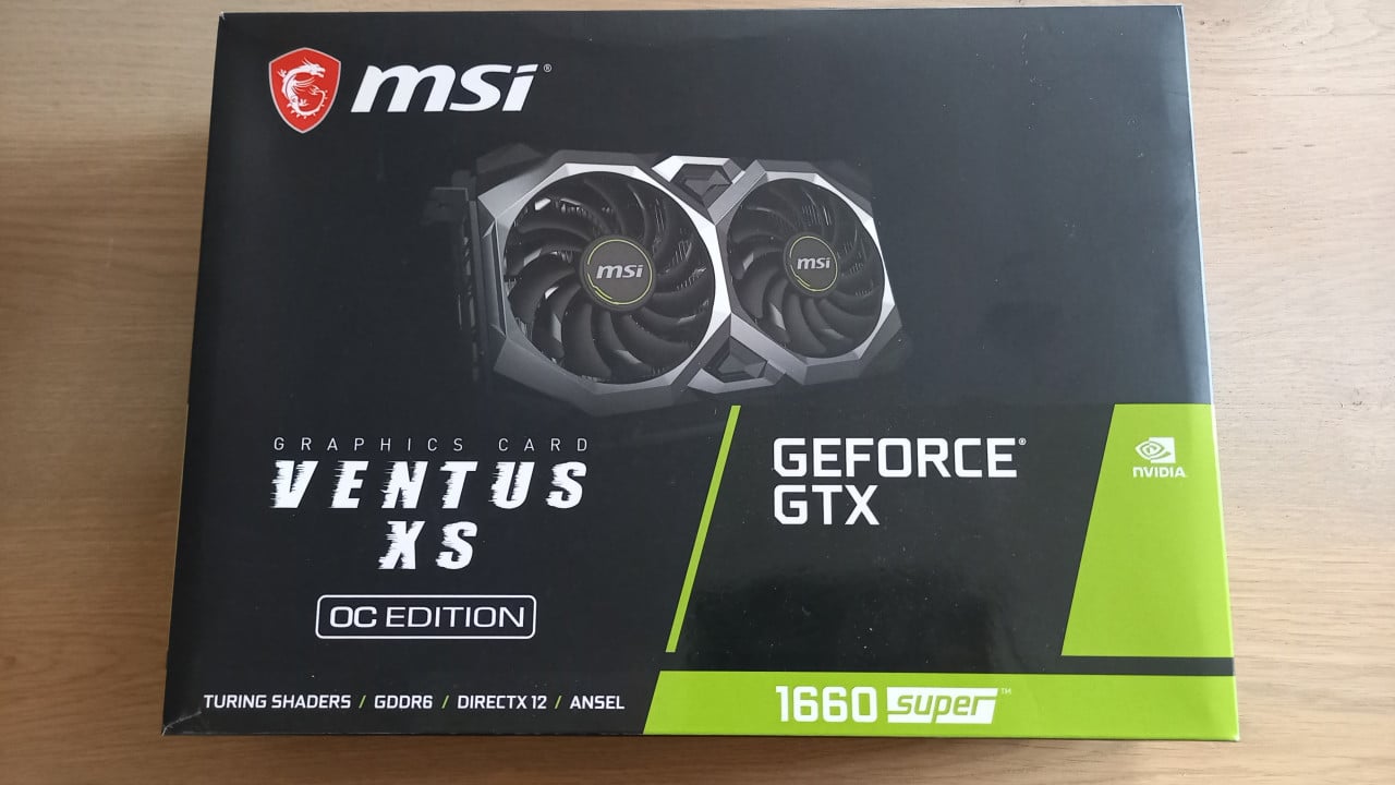 MSI GTX 1660 Super Ventus XS OC edition