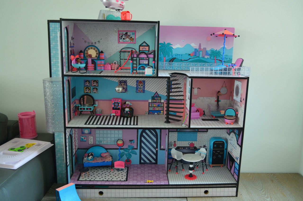 LOL poppenhuis en glampers