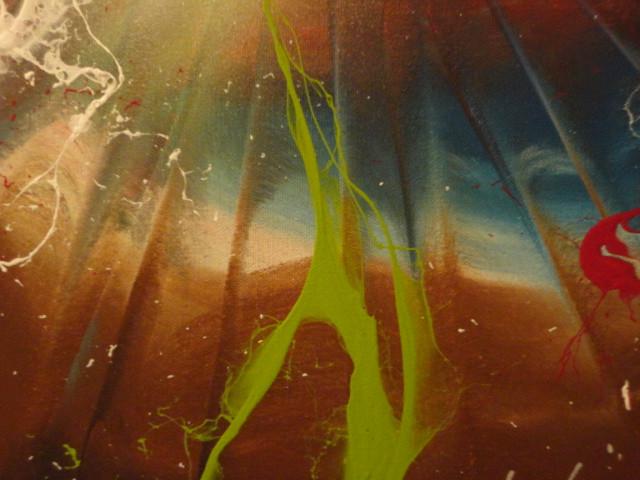 " The Deep " Prachtig Acrylschilderij