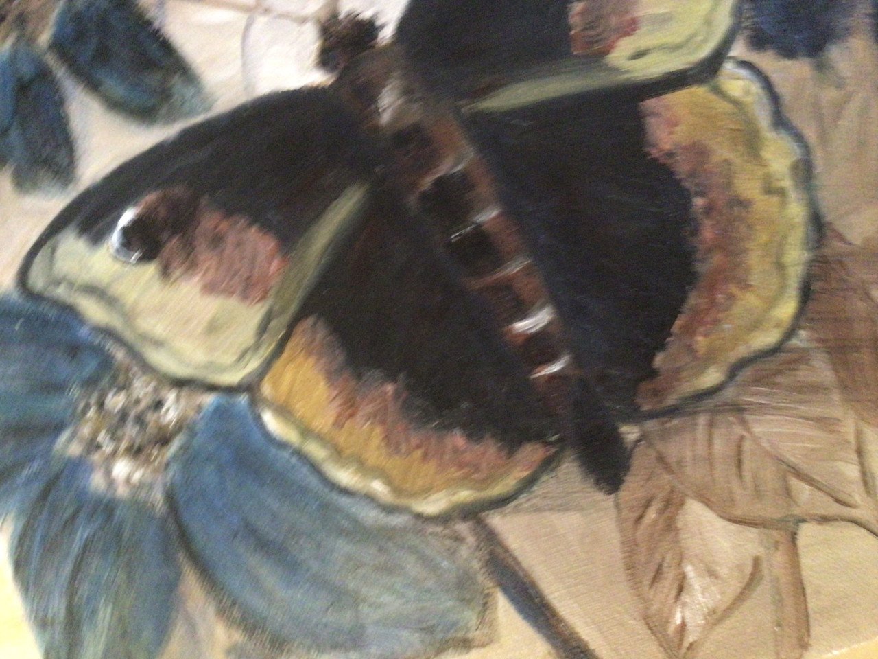 Schilderij vlinder