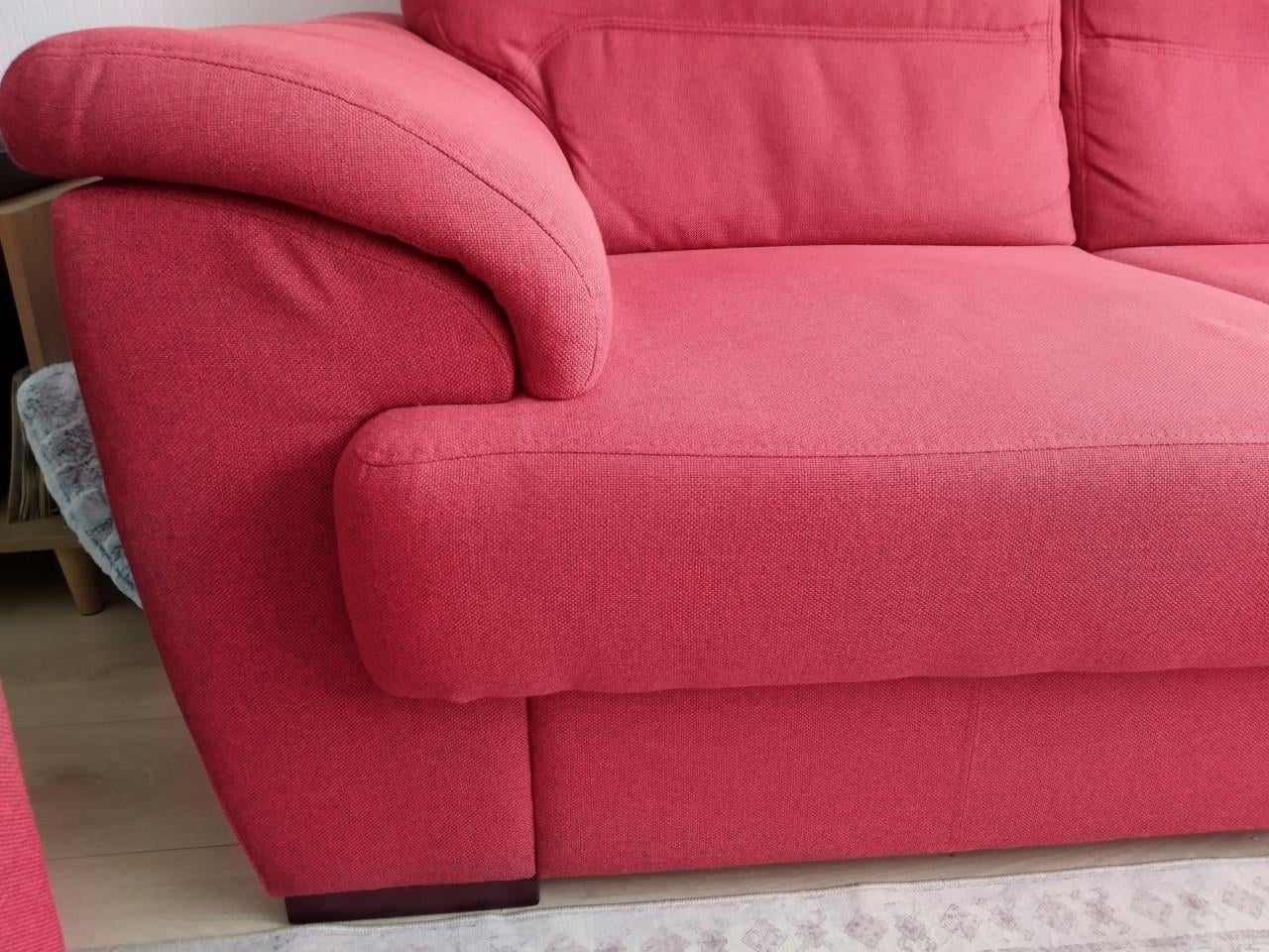 Henders & Hazel 2-zits bank + loveseat rood
