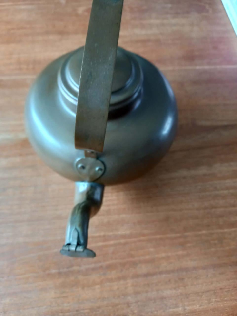 Antieke Koperen Theepot/Waterketel