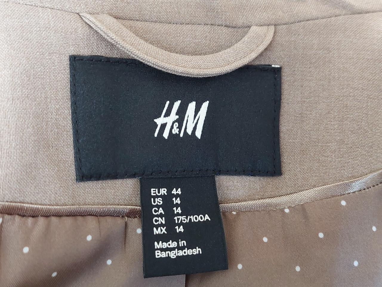 Nieuwe Damesblazer H&M mt 44 taupekleur
