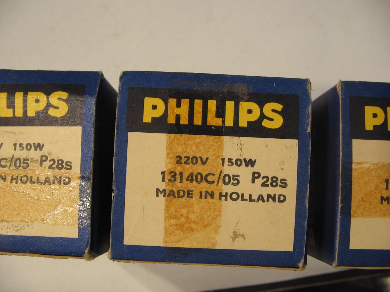 Projectielampen 150 Watt, 300 Watt en 750 Watt.