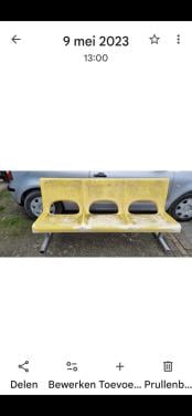 Tuinbank zeer stevig polyester