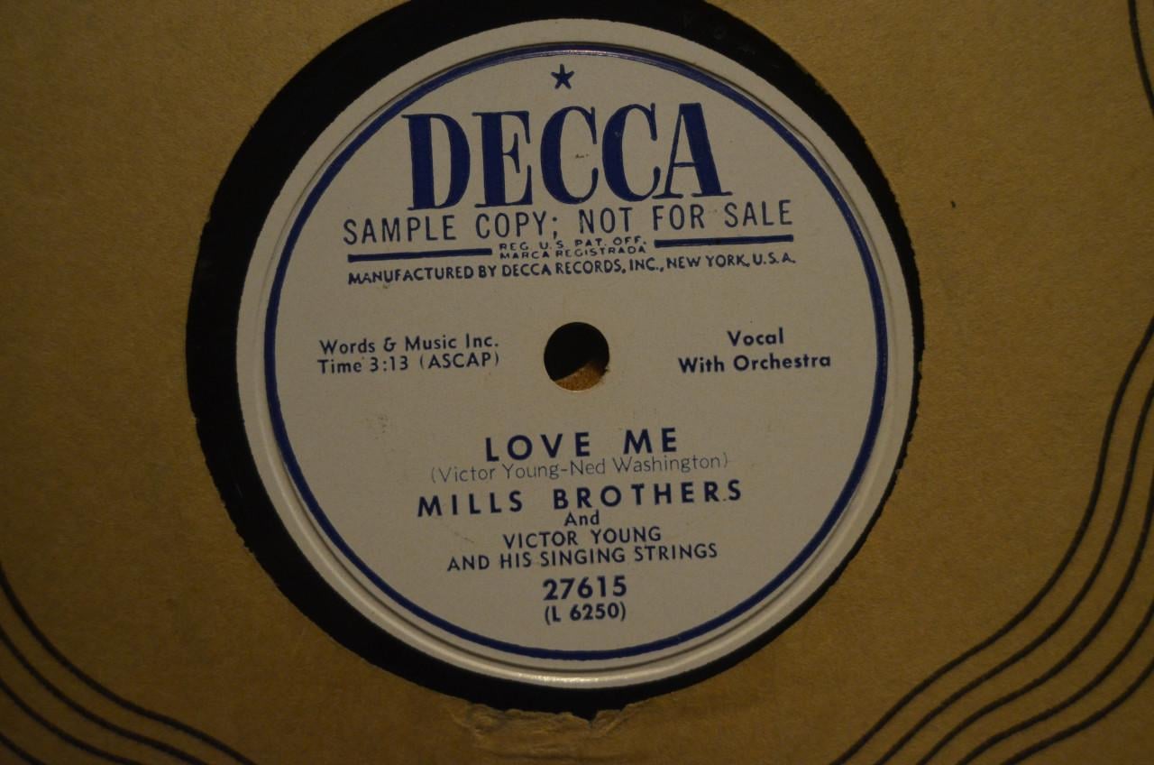 Bijzondere 78rpm Mills Brothers