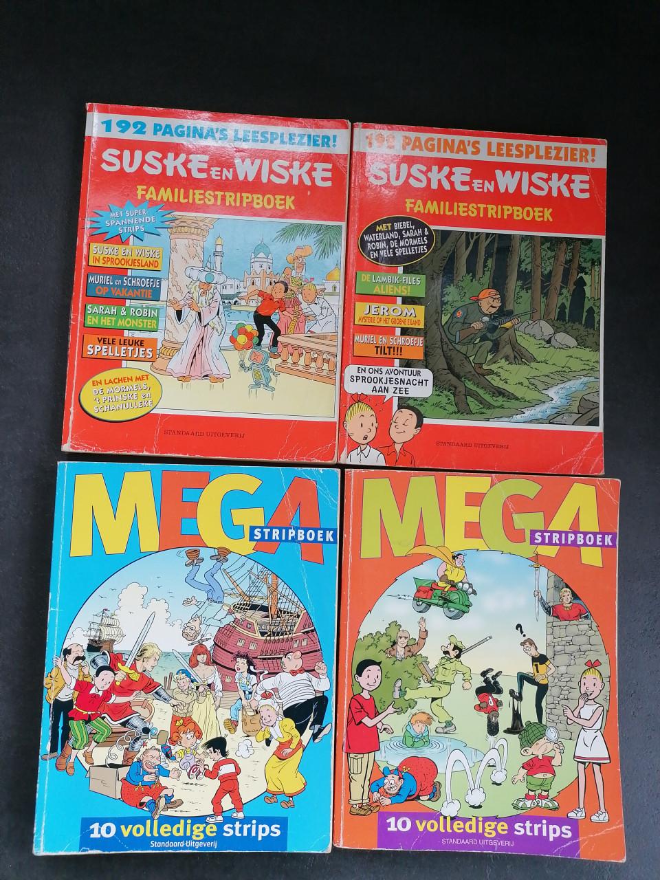 Suske en Wiske Megastripboeken en familiestripboeken